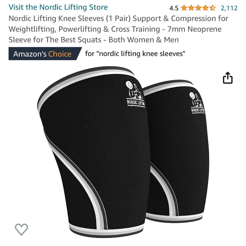 Nordic Lifting Knee Sleeves